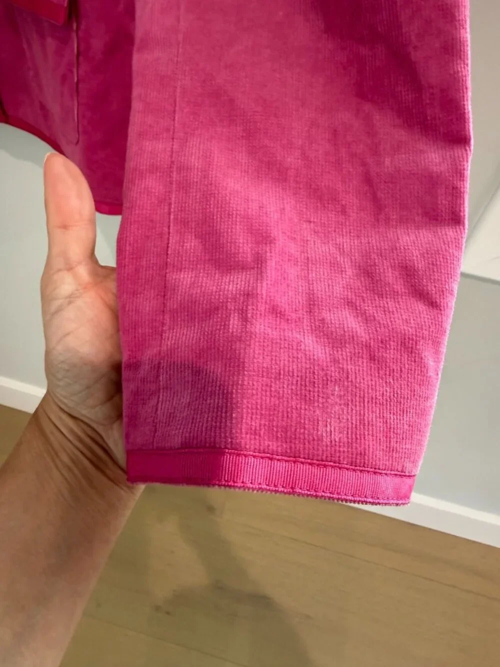 Style & Co. Pink Corduroy Stretch Jacket - Size 14